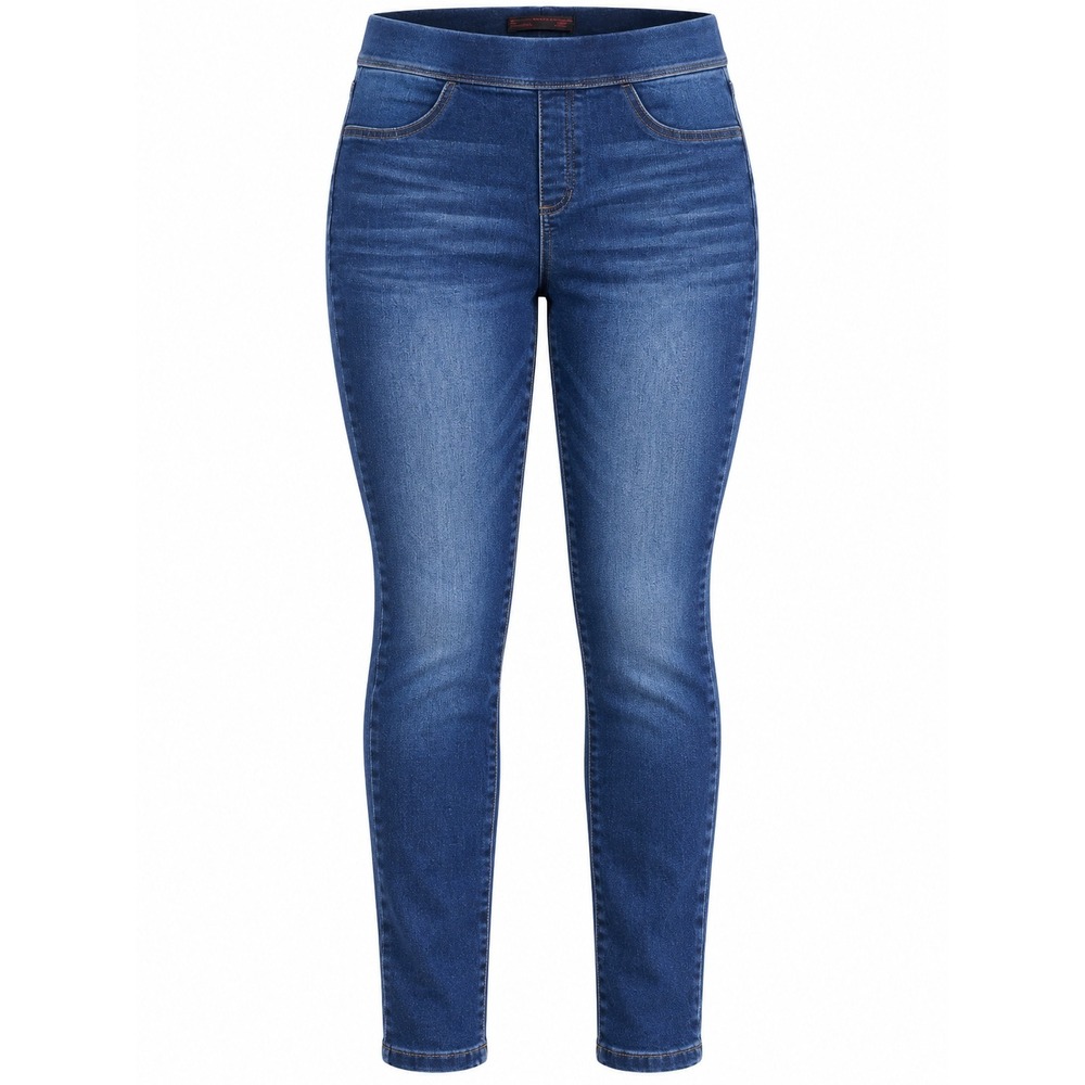 No Boundaries Womens Blue Denim Pull On Leggings Size L 11-13 Skinny Jeggings
